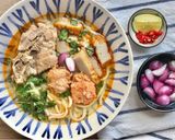Hình bước làm 8 của món Bánh canh xương chả kiểu Đà Nẵng