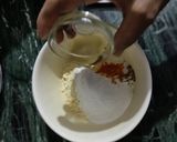 A picture of step 2 of Cheesy nachos with salsa.