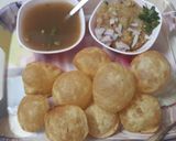 A picture of step 5 of Gol gappe puri.