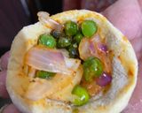 A picture of step 3 of Matar pyaz kachori.