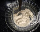 A picture of step 2 of Chocolate idli.