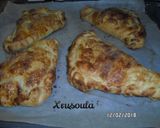 Φωτογραφία βήματος 6 της συνταγής Καλτσόνε σφολιάτας με σοκολάτα και μπανάνα