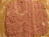 Arrollado de carne molida
