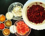 A picture of step 1 of Jhatpat Rajma.