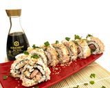Foto langkah ke 6 dari resep Tuna Spicy Mayo Sushi Roll.