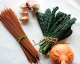 Foto del paso 1 de la receta: Pasta con Cavolo Nero (o Col Negra)