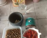 A picture of step 1 of Pegion peas.