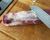 Foto del paso 1 de la receta: Solomillo de cerdo en salsa de almendras