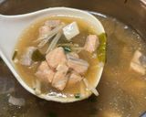 鮭魚豆腐麵豉湯的食譜步驟5照片