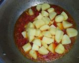 A picture of step 5 of Spicy Aloo gobhi.