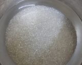 A picture of step 1 of Sago kheer.