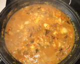 Foto del paso 11 de la receta: Arroz meloso con bacalao, gambones, alcachofas y champiñones
