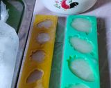 Foto langkah ke 6 dari resep Puding Merah Putih Leci saus Buah Naga.