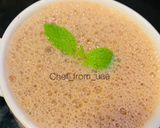 A picture of step 4 of Mint Steam Tea.