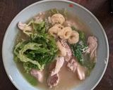 A picture of step 12 of Chicken soup when under the weather.