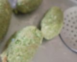 A picture of step 3 of Green Pea Cutlet.