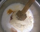 A picture of step 2 of Papad ki kadhi.