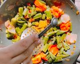 A picture of step 5 of Butter Bhindi Masala.