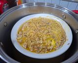 Hình bước làm 3 của món Cá Hộp Chưng Trứng Thịt Băm