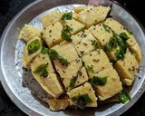 A picture of step 11 of Gujarati Dhokla.