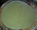 A picture of step 4 of Green vegs mix pizza.