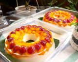 Foto langkah ke 5 dari resep Puding Silky Buah#Puding Sahabat#Mudah,murah tapi gak murahan😊.