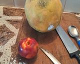 Foto del paso 5 de la receta: Budín navideño con melón y durazno pelon