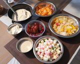 A picture of step 1 of Ambrosia Salad.