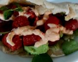 A picture of step 4 of My Pork & Tomato Sausages on Pitta Bread 😃.