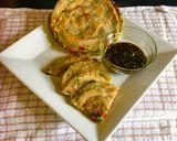 A picture of step 5 of Spring Onion Pancakes:.