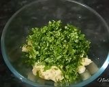 A picture of step 3 of Methi Corn Roll.