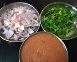 A picture of step 1 of Angoor kakdi ki sabji.