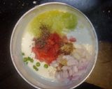 A picture of step 4 of Mix Vegetable Yoghurt.