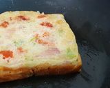 A picture of step 3 of Rava bread toast.