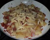 Foto del paso 4 de la receta: Mandioca frita revuelta con huevo y j.crudo (Mandioca - Yuca)