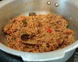 A picture of step 6 of Tomato Rice in Cooker.