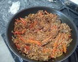 Foto del paso 7 de la receta: Wok, chop suey, comida china, arroz frito, revuelto