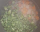 A picture of step 1 of Veg kolhapuri.