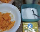 Foto langkah ke 1 dari resep 37. Puding Susu Mangga.
