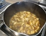 A picture of step 3 of Malaysian chicken.