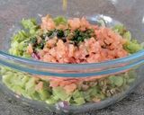 Foto del paso 5 de la receta: Tartar de judías verdes y salmón ahumado