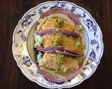 A picture of step 5 of California Farm Red Lentils Cole Slaw Curtido Wrap.