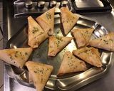 Une image de l'étape 11 de Feuilles de brick farcies aux trois fromages,jambon blanc et tomates.