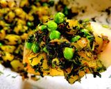 A picture of step 4 of Aloo Methi Matar.