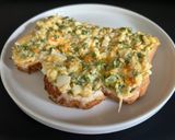 A picture of step 2 of Dorothy’s Mixture Sandwiches – Nostalgic Afternoon Tea.