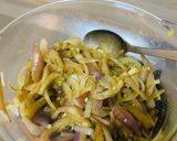 A picture of step 3 of Sweet and Sour Eggplant pickles.