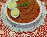 A picture of step 5 of Mutton Keema.