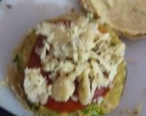 A picture of step 5 of Bread wheel chat (dabeli style).
