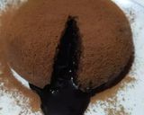 A picture of step 3 of Choco lava cake.