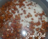 A picture of step 1 of Kala Chana/Black Chickpeas Dosas.
